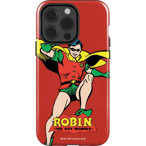 DC Comics Robin Classic Art iPhone 15 Pro Impact Case